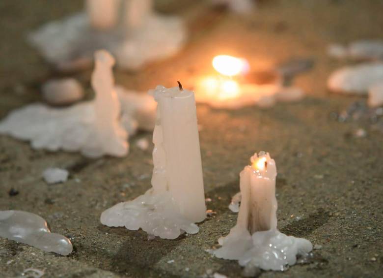 Las imágenes del conmovedor homenaje al niño Juan Manuel en el barrio Belalcázar 