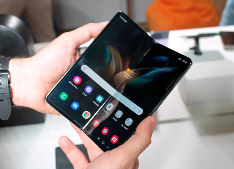 Este es el Galaxy Z Fold4. FOTO Juan Alcaraz