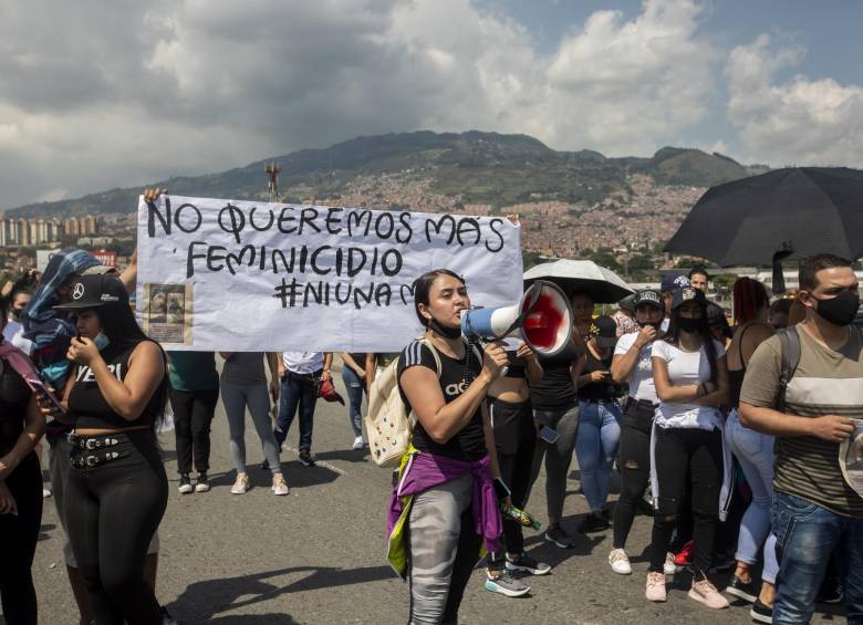 Los colectivos de mujeres piden mayor intervención de las autoridades para evitar más asesinatos de mujeres. FOTO: CAMILO SUÁREZ