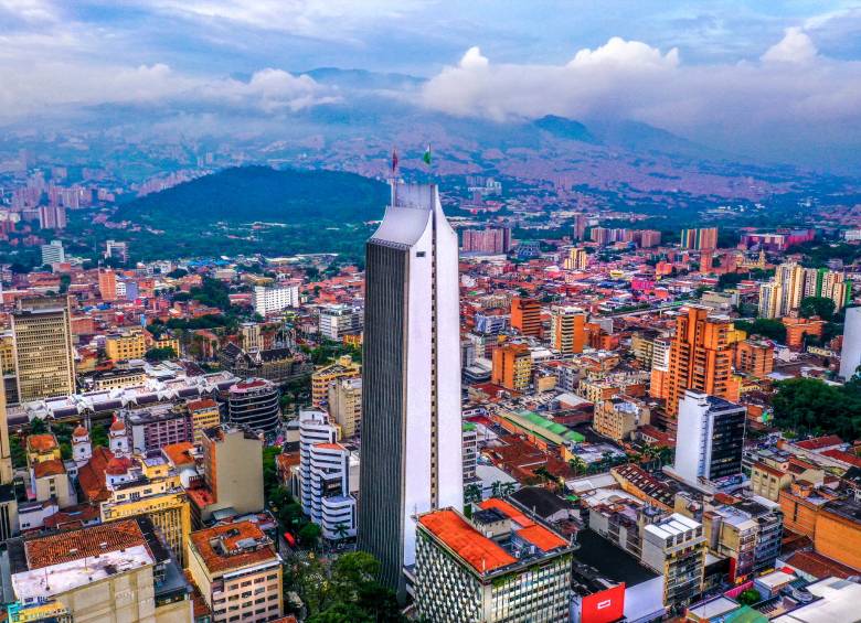Panorámica del centro de Medellín. FOTO Camilo Suárez 
