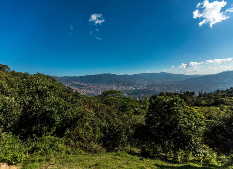 El cerro El Picacho es uno de los siete tutelares de la ciudad. Foto: EL COLOMBIANO. 