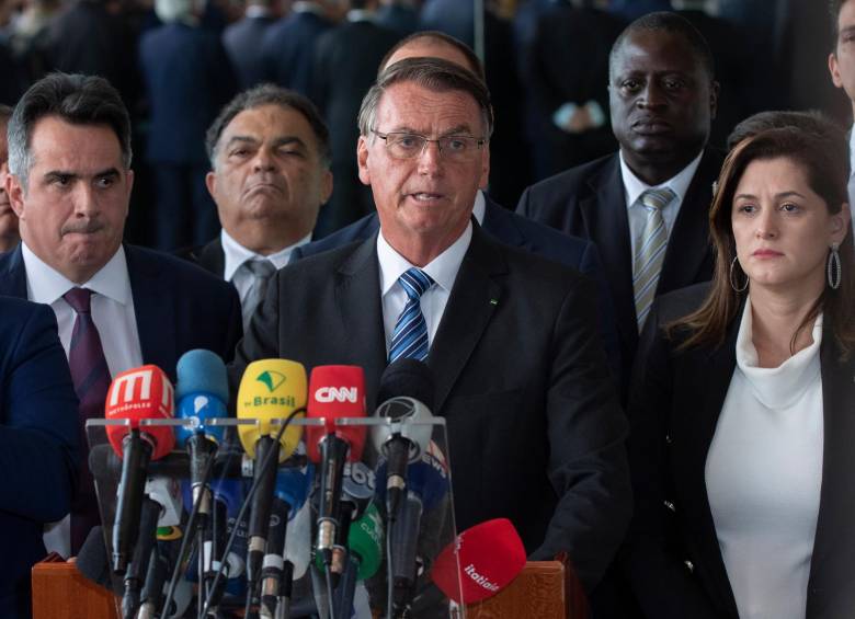 Bolsonaro perdió con el 49,1% de los votos. FOTO: EFE