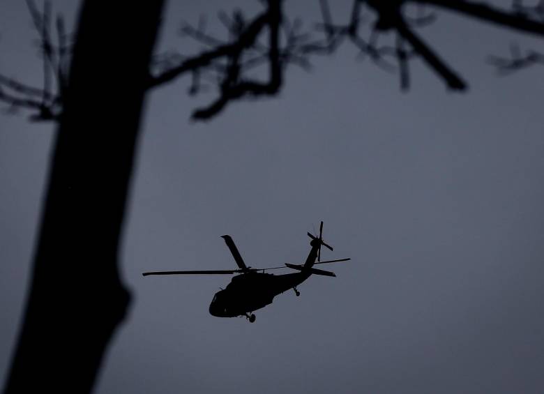 De acuerdo con información del Ejército estadounidense, cuatro soldados iban en uno de los helicópteros y cinco en el otro. Imagen de referencia. FOTO: COLPRENSA