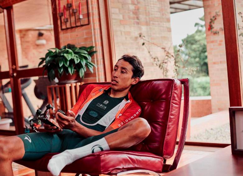 Egan Bernal previo a la cirugía que se realizó a finales de este mes. FOTO: @Eganbernal