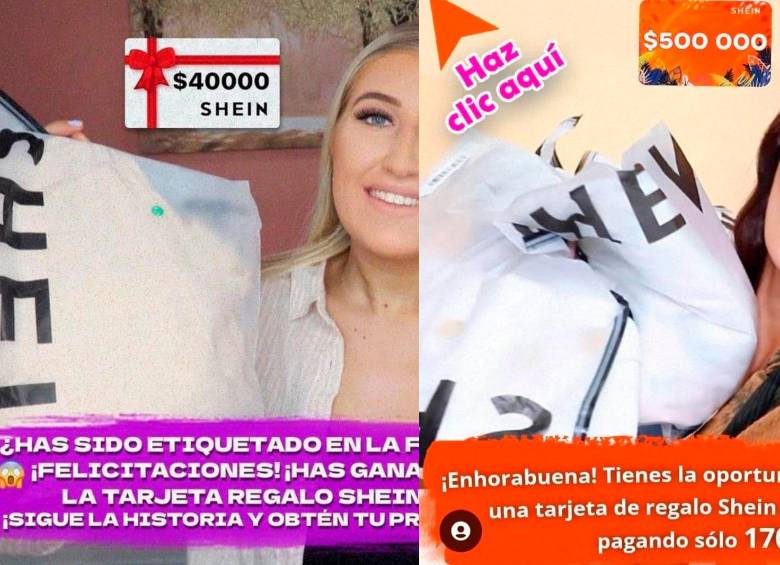 Algunas imágenes de los bonos denunciados por usuarios en Twitter. FOTO Cortesía