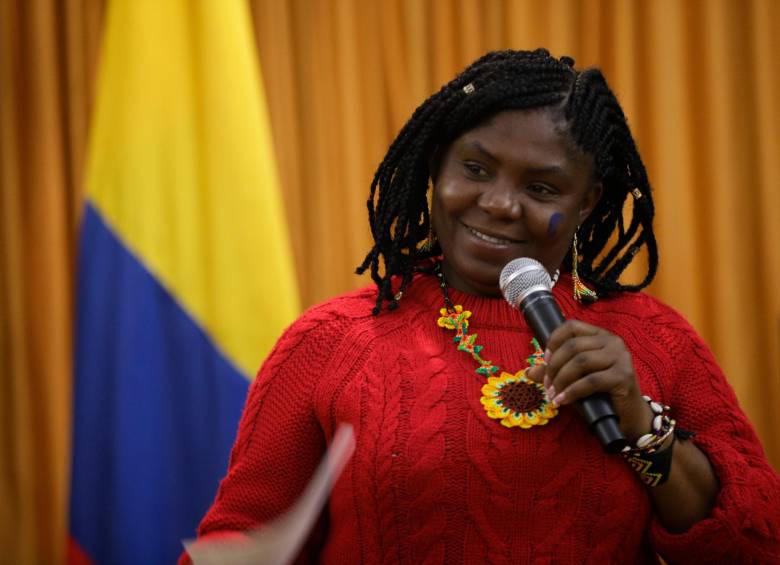 Además de ser la vicepresidenta, Francia Márquez será la ministra de la Igualdad. FOTO: COLPRENSA