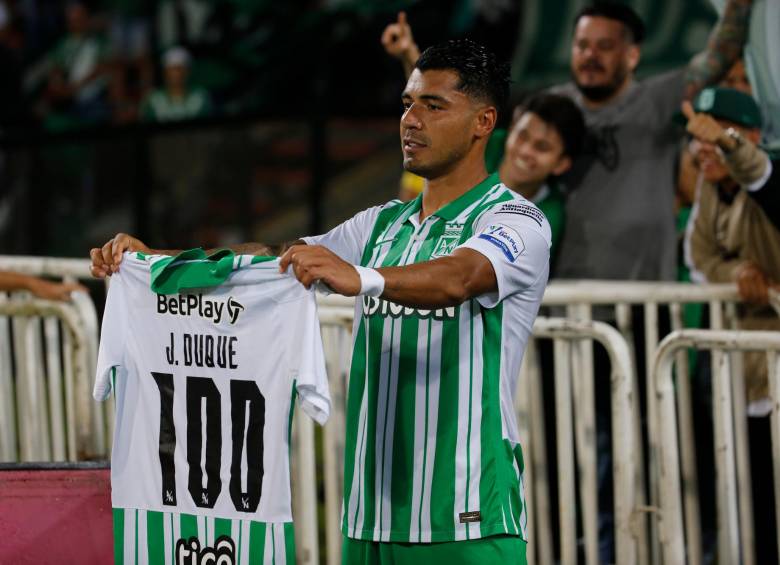 Jéfferson Duque alcanzó 176 goles en su carrera deportiva, 100 de ellos con Nacional. FOTO esneyder gutiérrez
