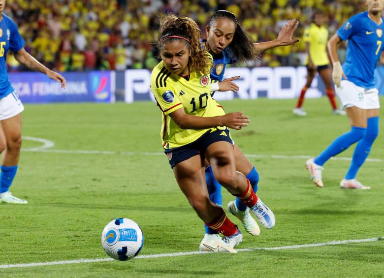 Leicy Santos, una de las figuras de Colombia durante el certamen. FOTO EFE