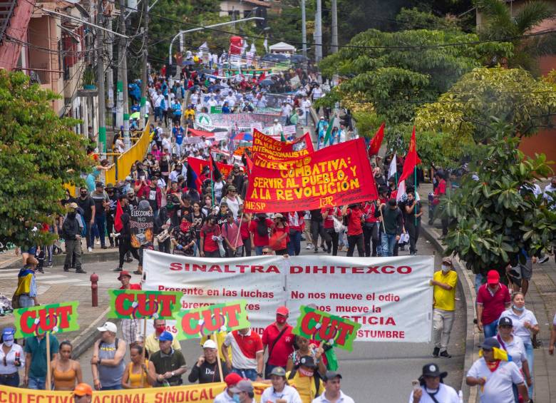 Las protestas este año han aumentado en comparación con el año pasado, según la Defensoría del Pueblo. FOTO: CARLOS VELÁSQUEZ