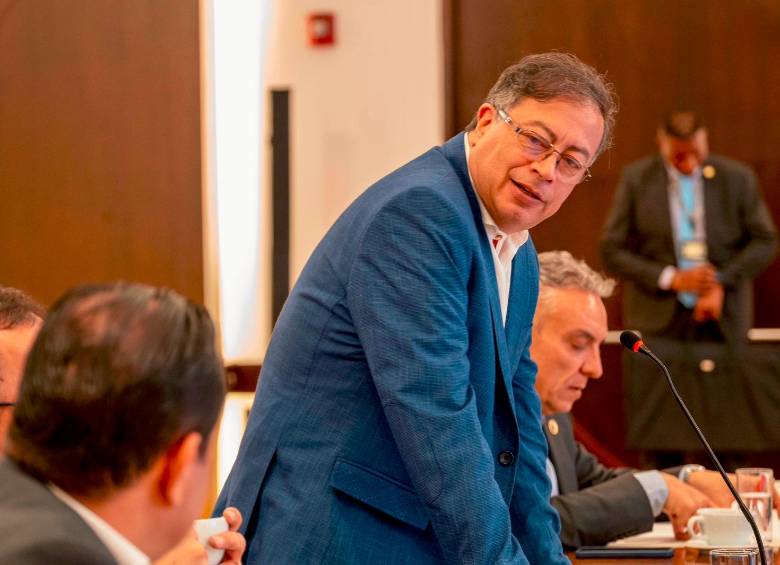 El presidente Gustavo Petro presentó el Plan Nacional de Desarrollo ante el Congreso buscando facultades especiales. FOTO: Cortesía Presidencia