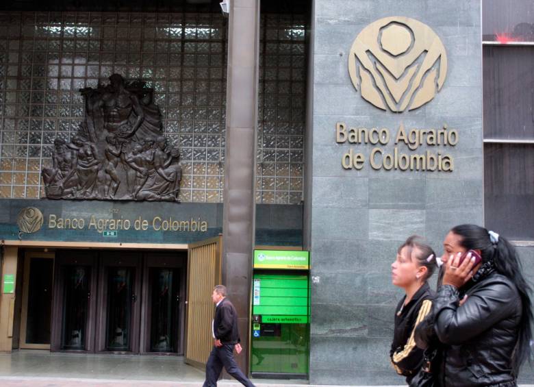 Entre agosto de 2022 y febrero pasado, el Banco Agrario desembolsó créditos por $5,7 billones. Foto: Colprensa