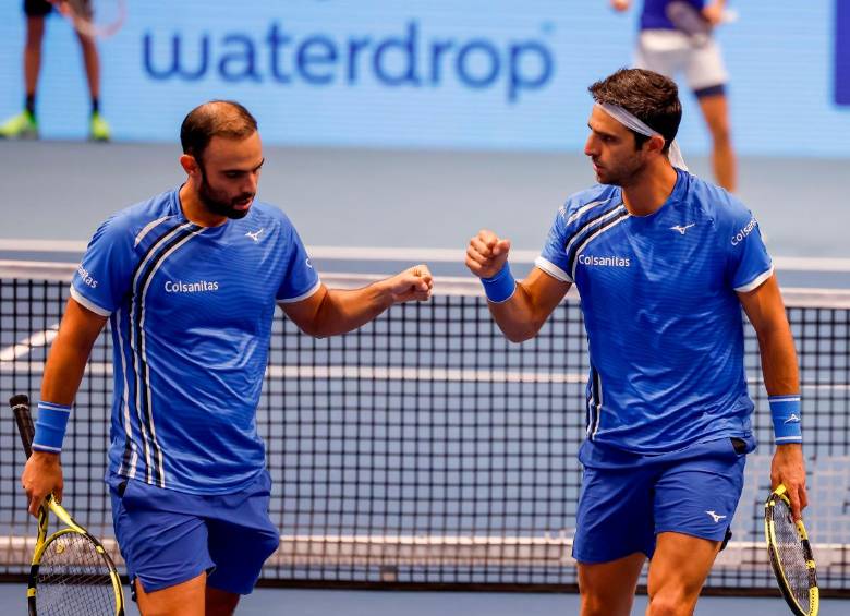 Juan Sebastian Cabal y Robert Farah quieren superar lo hecho en 2022. FOTO CORTESÍA