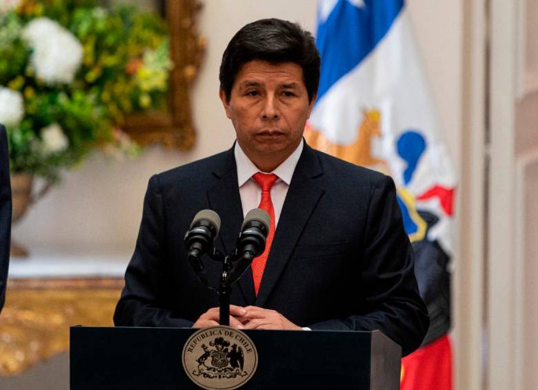 La Fiscalía confirmó la detención de Castillo por quebrantar la constitución al intentar disolver el Congreso. FOTO: GETTY 