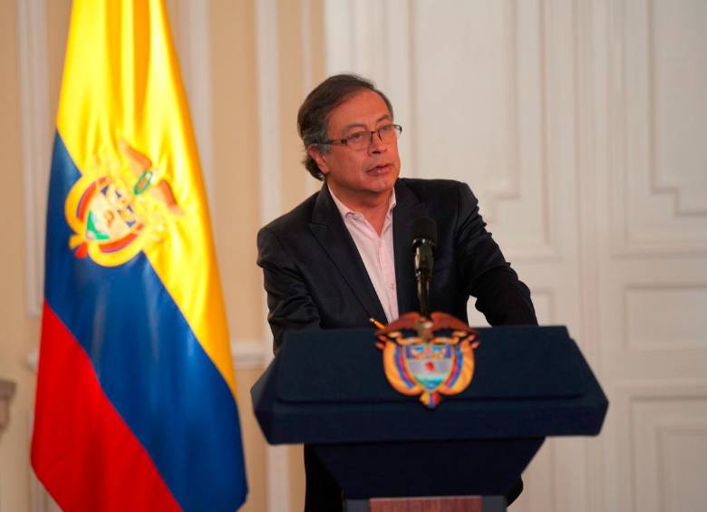 La popularidad del presidente Gustavo Petro se mantuvo estable en la encuesta Invamer de diciembre. FOTO: Cortesía Presidencia