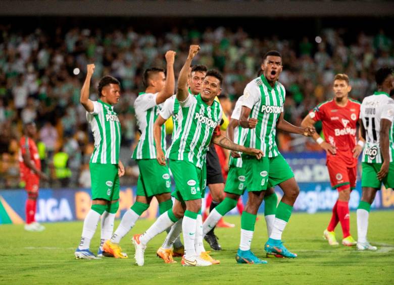 Álex Mejía convirtió su primer gol con Nacional. FOTO JUAN ANTONIO SÁNCHEZ