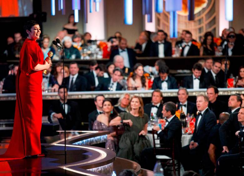 Olivia Colman ha ganado 3 Globos de Oro por sus actuaciones en The Night Manager, The Crown y The Favourite. Foto: Cortesía HFPA.