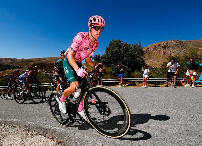 El pedalista antioqueño compite con el equipo Education First. FOTO: GETTY