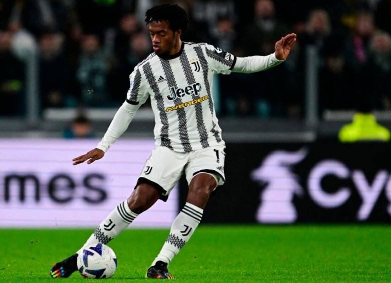 Juan Guillermo Cuadrado, de 34 años de edad, viene jugando con la Juventus desde 2015. FOTO AFP