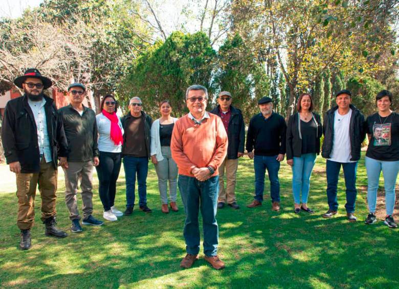 La delegación del ELN está en el segundo ciclo de negociaciones con el Gobierno de Gustavo Petro en México. FOTO: CORTESÍA DELEGACIÓN ELN