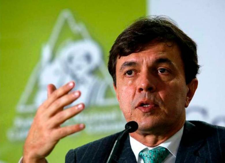 Roberto Vélez Vallejo, presidente de la FNC, reconoció la participación de los caficultores. FOTO: COLPRENSA.