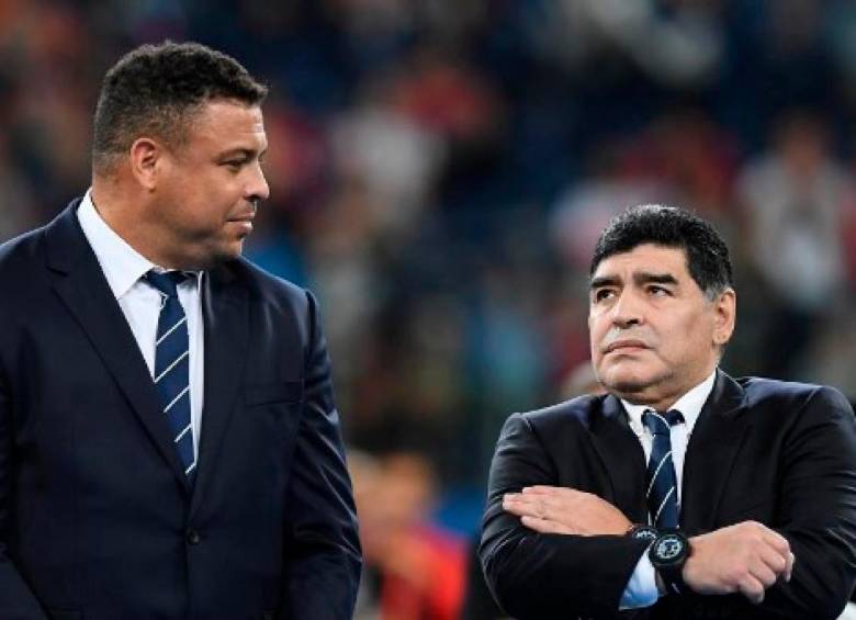 Ronaldo y Maradona serían los jugadores más valiosos en la actualidad. FOTO ARCHIVO EFE