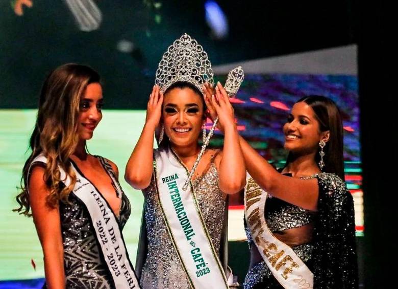 Isabella Bermúdez se proclamó este sábado como la nueva reina Internacional del Café 2023. FOTO: TOMADA DE INSTAGRAM @reinadointernacionaldelcafe