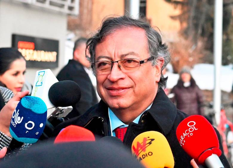 El presidente, Gustavo Petro, convocó a marchas para el próximo 14 de febrero. FOTO: Cortesía Presidencia