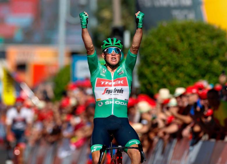 Mads Pedersen es hasta ahora el corredor más ganador de la edición 77 de la Vuelta. FOTO: EFE