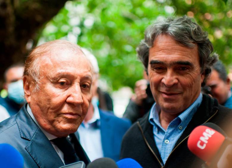 Rodolfo Hernández y Sergio Fajardo se reunieron el jueves pasado para hacer acuerdos programáticos, pero terminaron distanciándose en el transcurso de este fin de semana. FOTO Getty