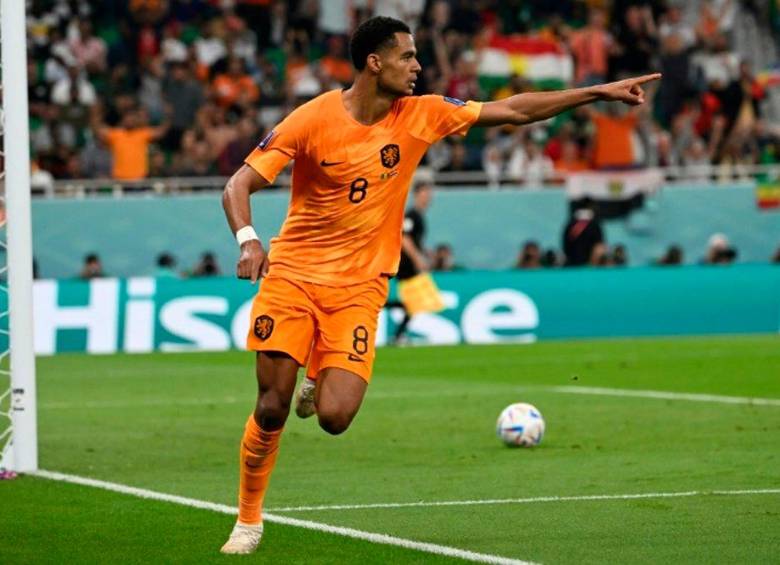 Cody Gakpo anotó 3 goles en 5 partidos con su Selección en el Mundial de Qatar 2022. Foto EFE