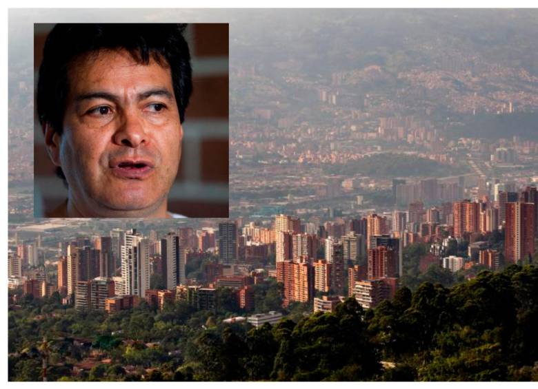 El comisionado Danilo Rueda estuvo en Medellín y se reunió con el alcalde. FOTOS: CAMILO SUÁREZ