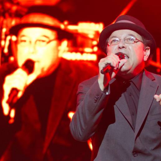 El show de Rubén Blades quedó para el Polideportivo Sur de Envigado. Foto: Edwin Bustamante