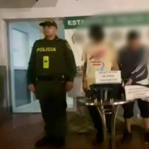 La Policía capturó a las tres personas que iban en el vehículo del que salió el israelí secuestrado. FOTO Captura video
