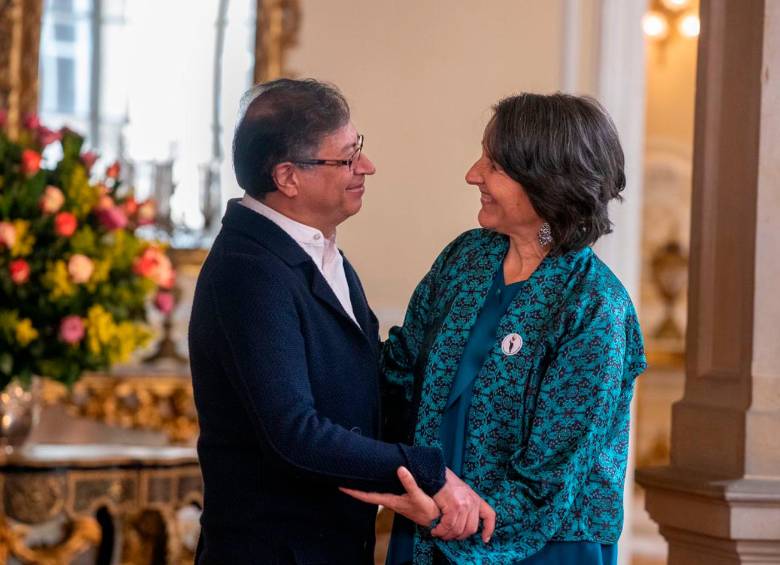 El presidente Petro posesionó a Gaitán como directora del Centro Nacional de Memoria Histórica en noviembre del año pasado. Dijo que la ponía en ese puesto para reivindicar a Gaitán y a las víctimas. FOTO cortesía