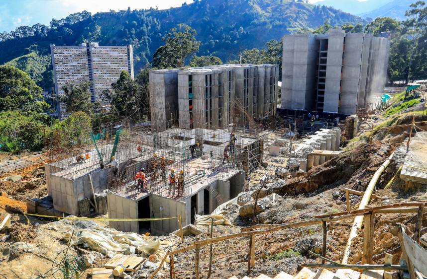 Entre los departamentos más beneficiados con subsidios de vivienda este año figuran Cundinamarca, Valle del Cauca y Antioquia. FOTO Jaime Pérez