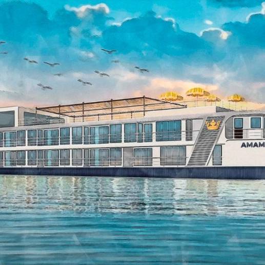 Los barcos ofrecen experiencias de crucero por el río con alojamiento de lujo y vistas panorámicas. FOTO Amawaterways