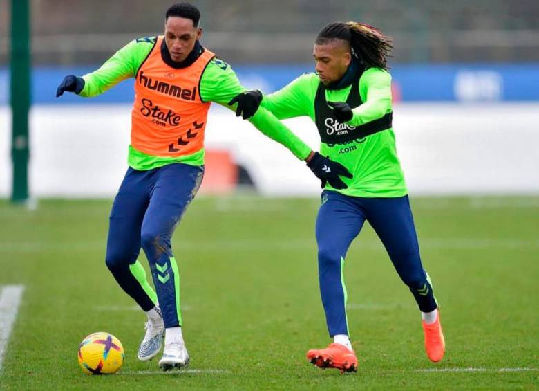 Yerry Mina arribó al club inglés en el año 2018 y en su momento fue el jugador mejor pagado de la plantilla. Foto tomada de @Yerrymina