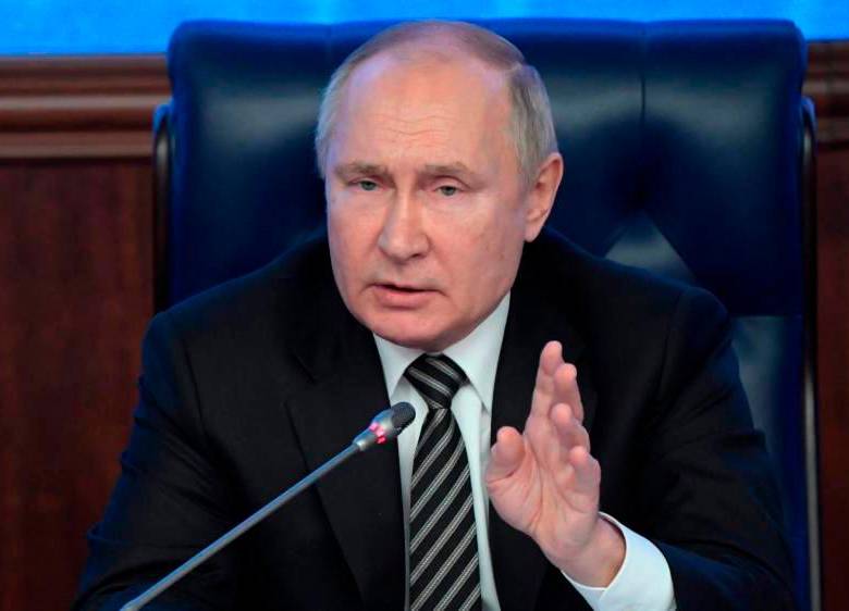 Vladimir Putin, presidente de Rusia. FOTO: EFE