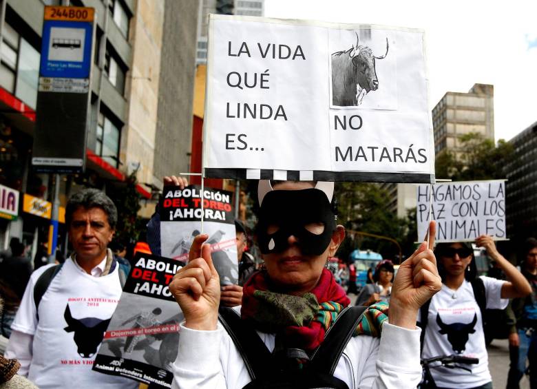 El proyecto de ley 410 de 2020 de Cámara busca que las corridas de toros se prohiban en el país. Según su autor, esta es una práctica que atenta contra la dignidad del toro. FOTO colprensa