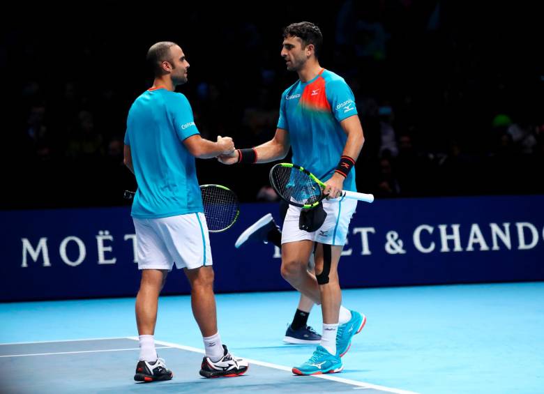 Los colombianos Juan Sebastián Cabal y Robert Farah.FOTO getty 