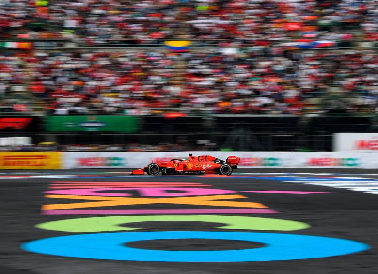 Aspecto general del G.P. de México, una de las ciudades en América que cuenta con una parada, en el calendario de la Fórmula 1. FOTO getty