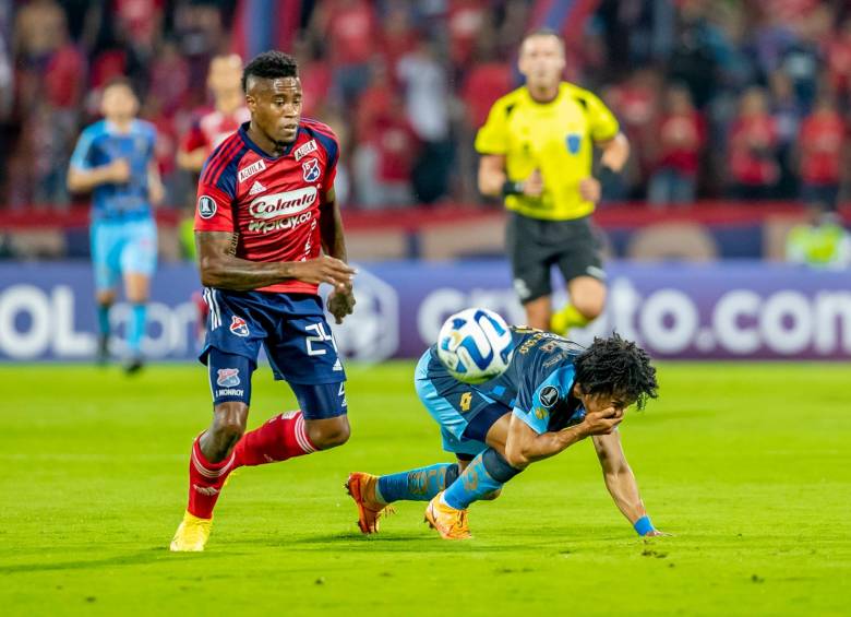 Jordy Monroy ha disputado 23 partidos con Independiente Medellín desde su vinculación al equipo, el año anterior. Con la Selección de mayores de Armenia acumula ocho presentaciones. FOTO Juan Antonio Sánchez 