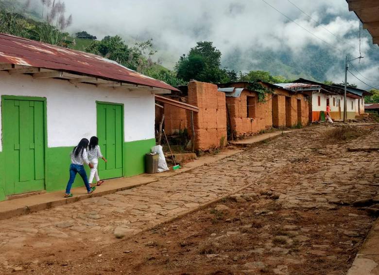 En El Aro piden que se cumplan las acciones de reparación y desarrollo para el corregimiento. FOTO EL COLOMBIANO