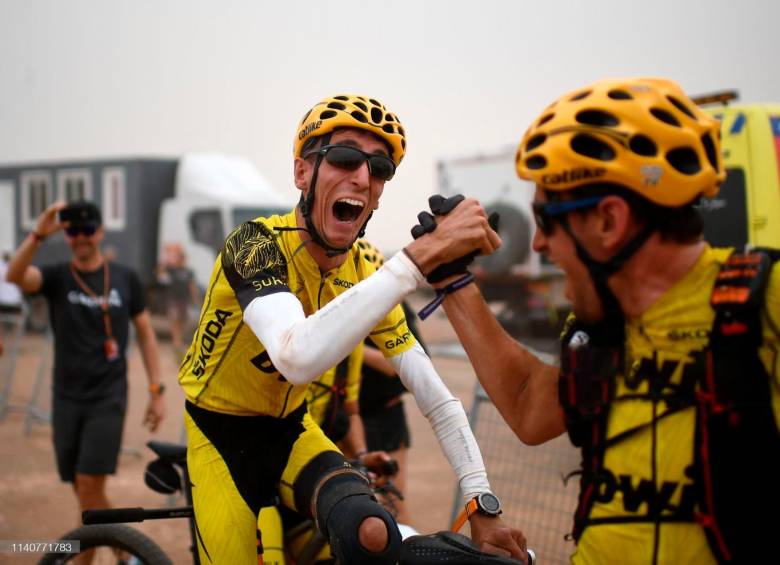 Álex Roca no solo corre. También practica triatlón y ha estado en carreras de ciclismo como Titan Desert. FOTO Getty