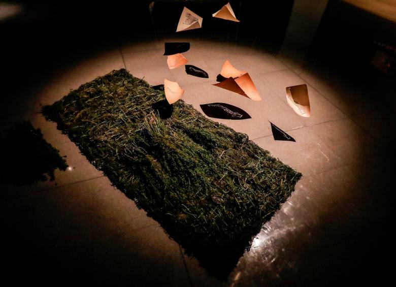 La obra de María Buenaventura sobre el pez capitán.