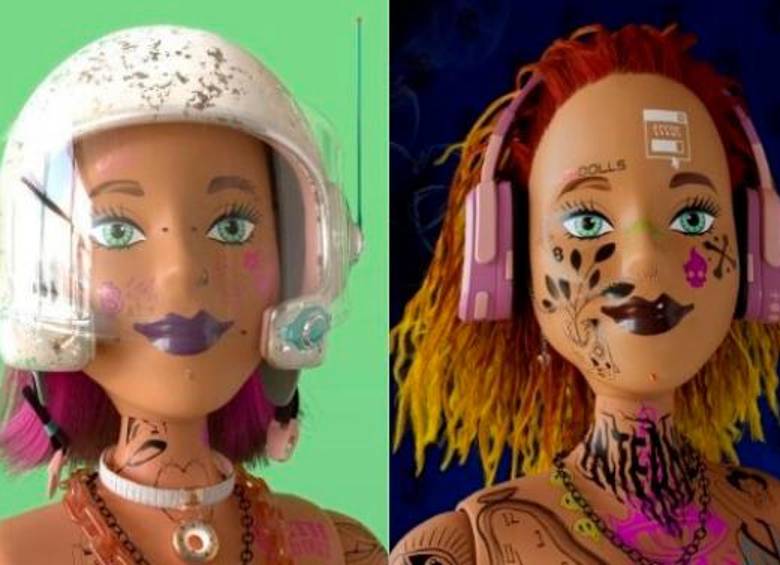 Dos de las muñecas de MetaDolls. FOTO Cortesía 