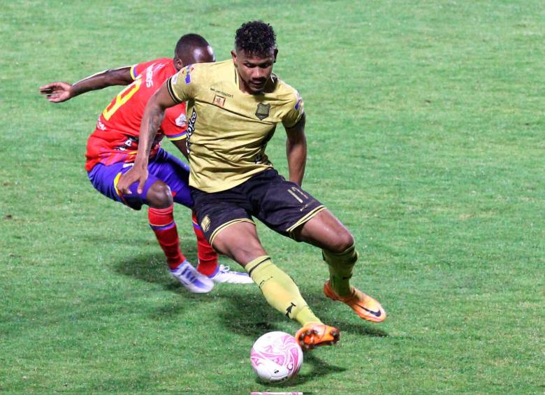 Águilas Doradas, que se ubica tercero en la tabla con 29 puntos, es el equipo antioqueño mejor ubicado en la Liga 2. FOTO: @AguilasDoradas