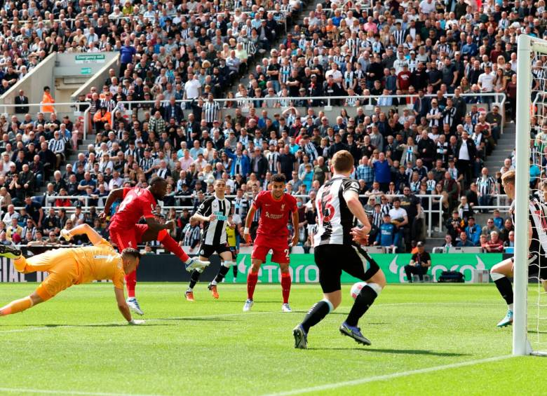 Momento del gol al minuto 19. FOTO @LFC