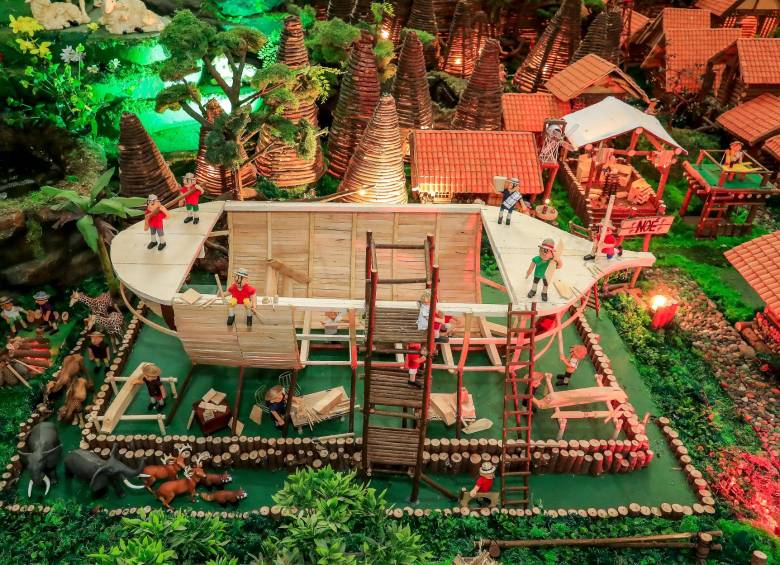 Llegó diciembre y el pesebre gigante de Venecia va por un récord Llegó diciembre y el pesebre gigante de Venecia va por un récord