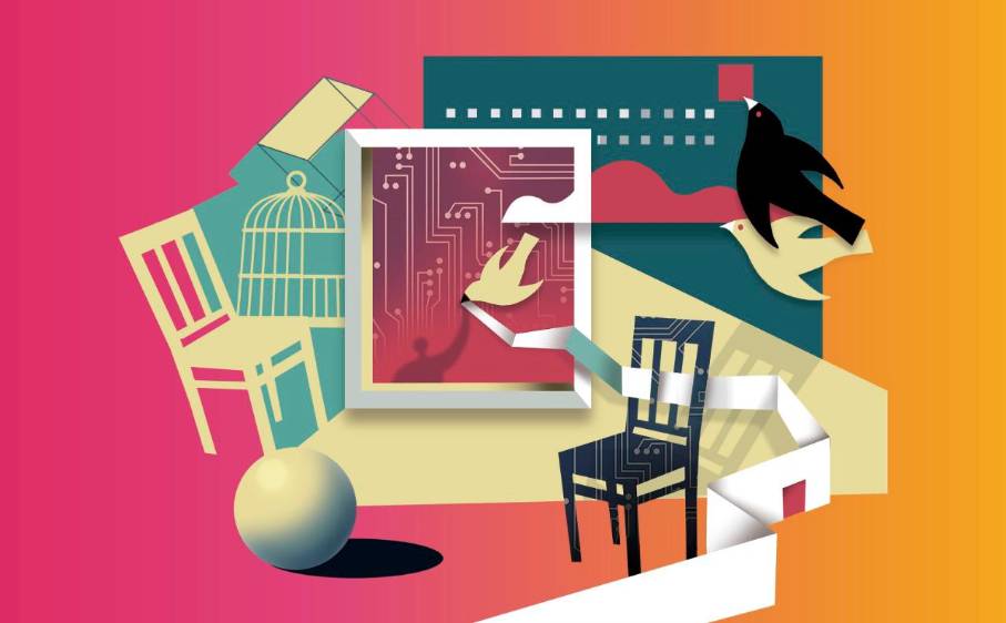 Con la memoria perfecta de internet, el olvido se hace muy difícil. Ilustración Elena Ospina.